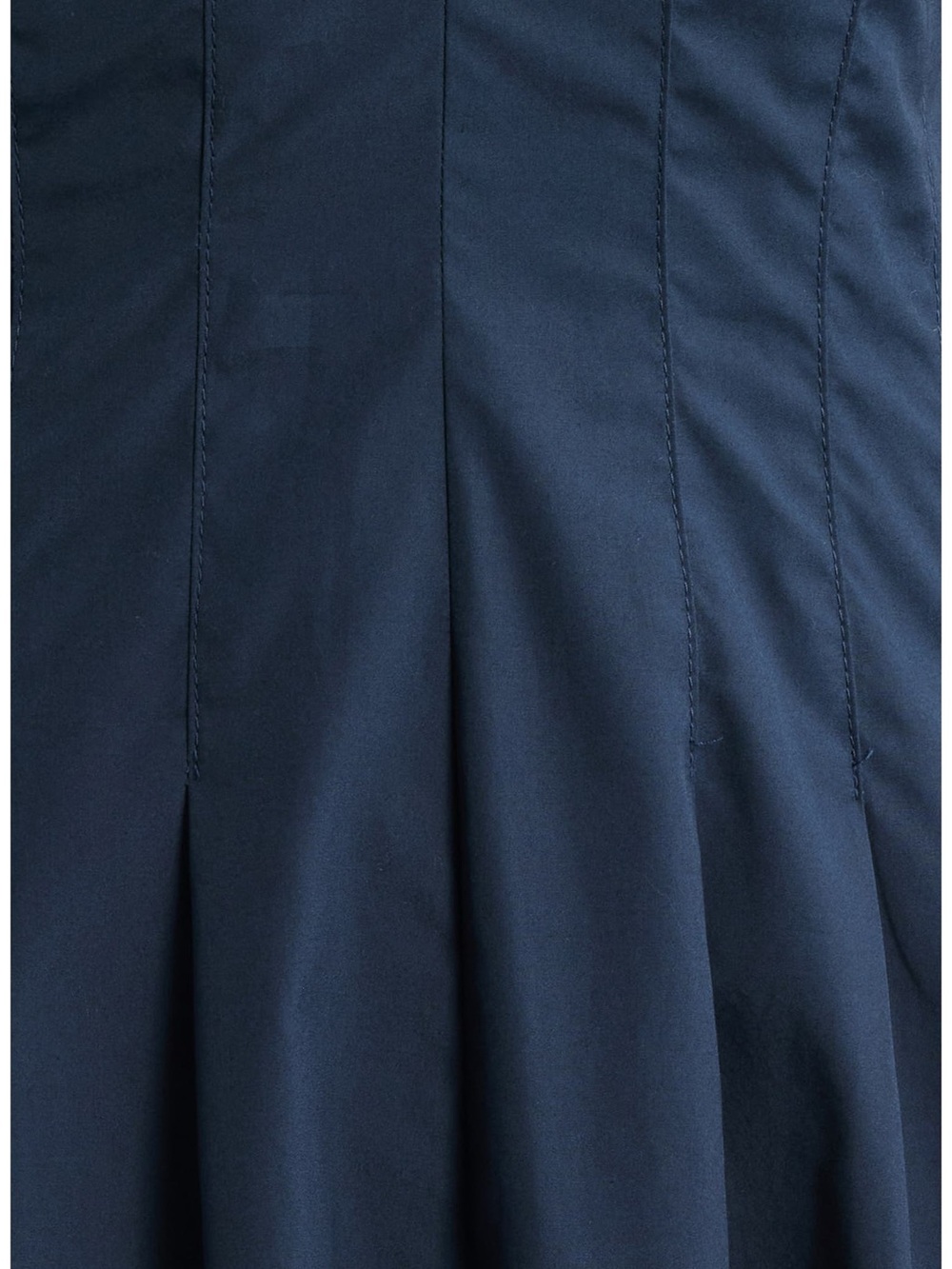 rag & bone Ines Pleated Poplin Maxi Dress Sleeveless Navy Size 8 - Picture 14 of 14